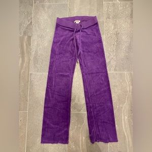 Juicy Couture velour track pant